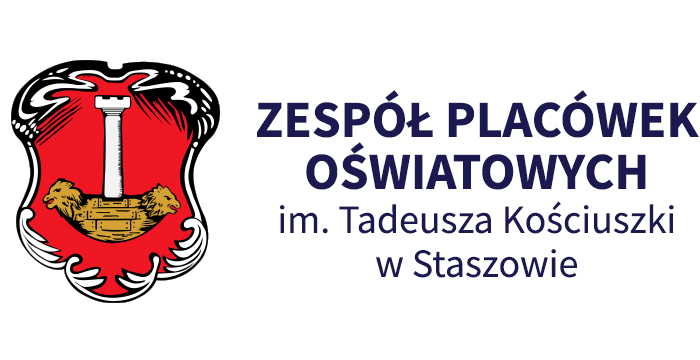 Logo Zespołu Placówek Oświatowych im. Tadeusza Kościuszki w Staszowie